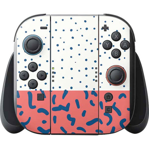 Polka Dot Split Nintendo Switch 2 (2025) with Joy-Con Skin